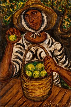 Contadina con limoni, (1970)