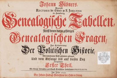 Geanologische Sabellen Nebst Denen Darzu Gehörigen Genealogischen Fragen Zur Erläuterung Der Poli...