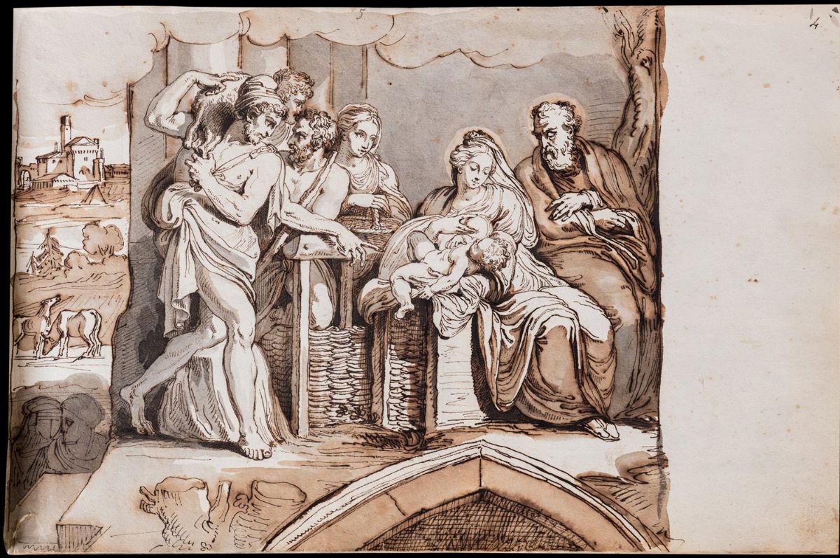 Tommaso Minardi, Album di disegni, 59 fogli, 176 opere