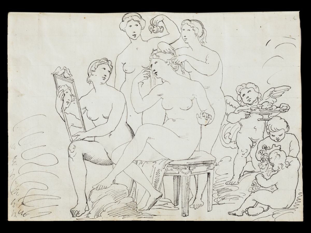 Luigi Fontana (monte San Pietrangeli 1827 – 1908) - Album di disegni con 116 pagine