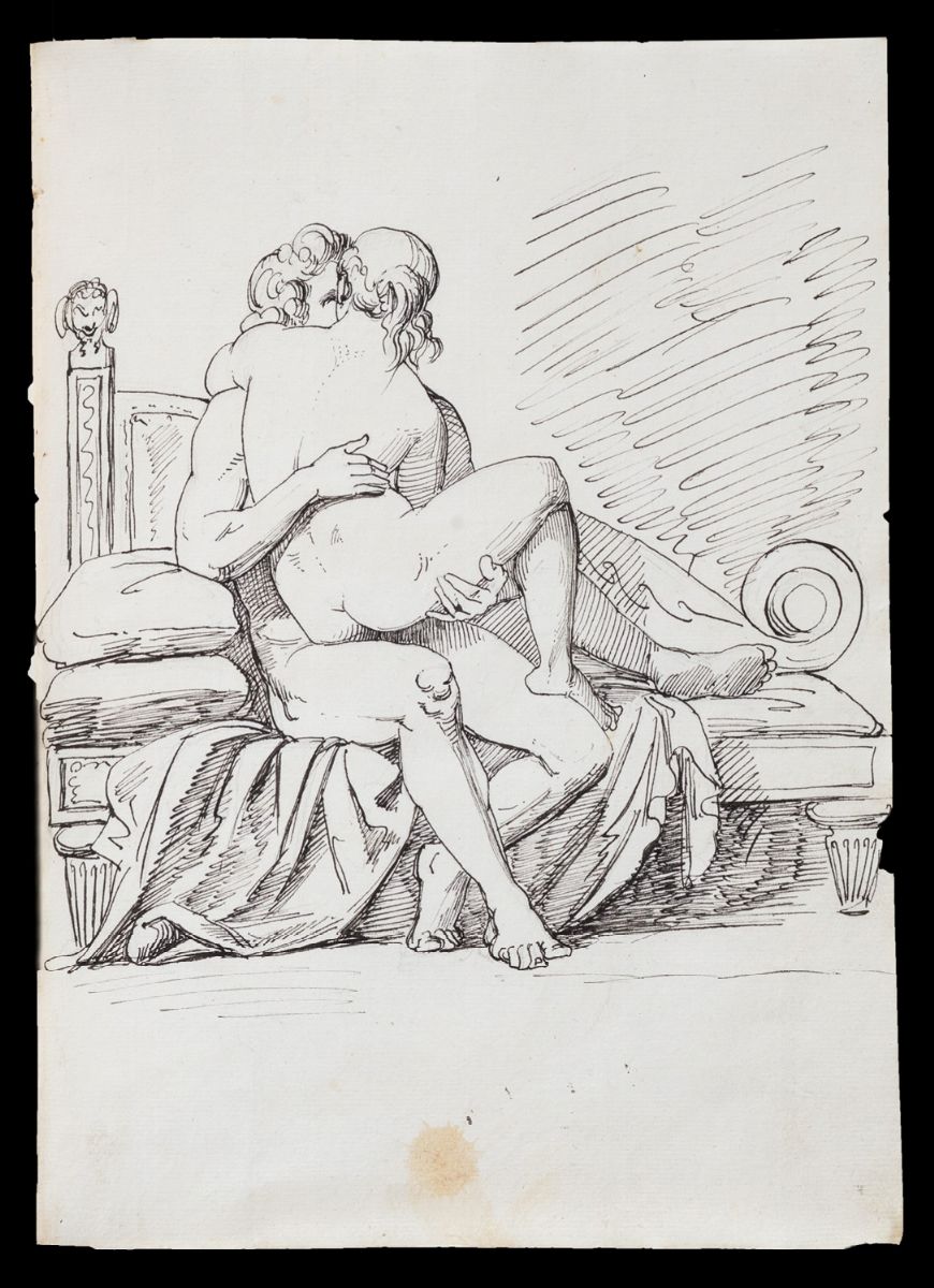 Luigi Fontana (monte San Pietrangeli 1827 – 1908) - Album di disegni con 116 pagine