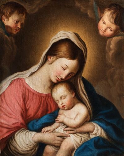 Da Sassoferrato, Madonna con Bambino