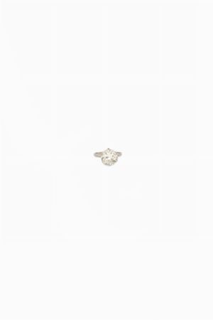 in oro bianco 18kt e diamante