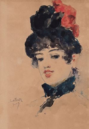 Ritratto di donna con cappello