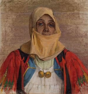 Donna in costume sardo di Orgosolo