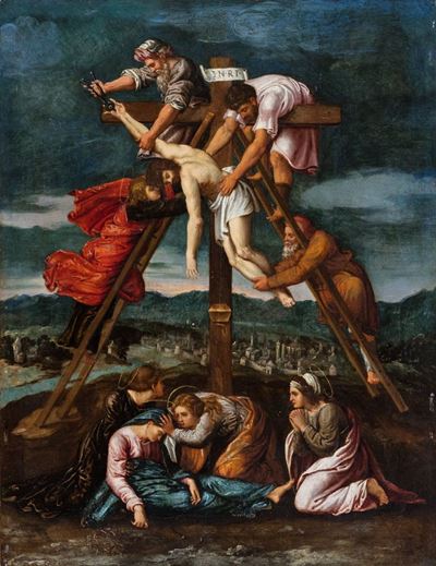 Raffaello, Deposizione dalla Croce, olio su tavola