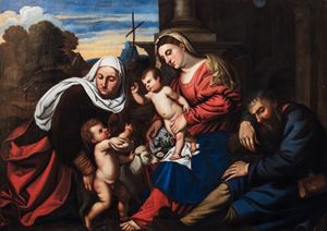 Sacra Famiglia con San Giovannino e Sant'Elisabetta