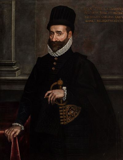 Moroni, Ritratto di gentiluomo a tre quarti di figura, olio su tela
