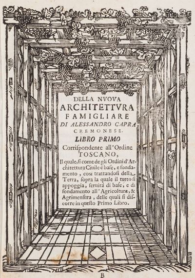 La Nuova Architettura Famigliare [...] Diuisa in Cinque Libri Corrispondenti a' Cinque Ordini, Ci...