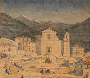 Roccagorga, la chiesa di Sant'Erasmo, 1852