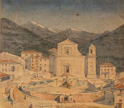 Roccagorga, la Chiesa di Sant'erasmo, 1852