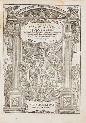 Tutte l'opere d'architettura, et prospetiva [...] Con la aggiunta delle inuentioni di cinquanta porte, [...] Diviso in sette libri ...