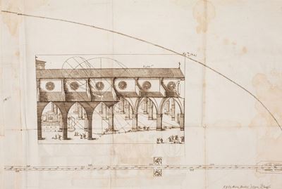 La Meridiana del Tempio di S. Petronio Tirata, e Preparata per le Osservazioni Astronomiche L'ann...