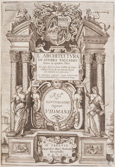 L'architettura di Andrea Palladio Divisa in Quattro Libri ...