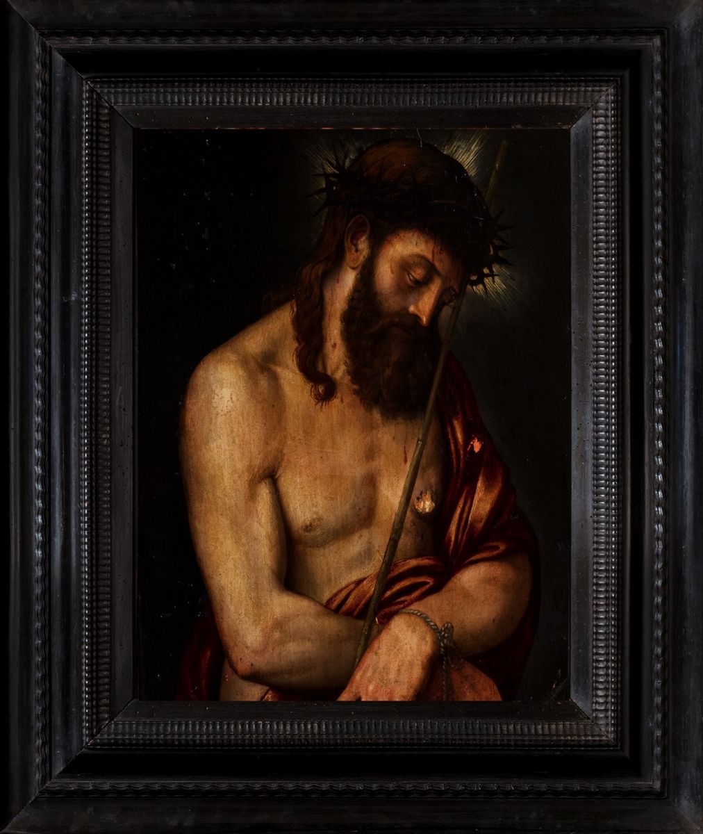 Scuola Inglese, Fine Secolo XVIII - Inizi Secolo XIX - Scuola inglese, Ritratto di gentiluomo a m...