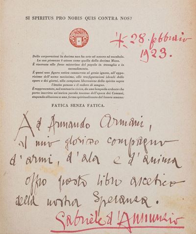 L'eremo di Cargnacco. "il Vittoriale" di Gabriele D'annunzio