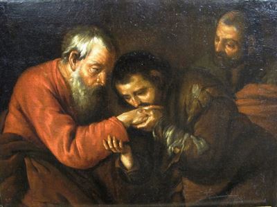 Ritorno del figliol prodigo, olio su tela