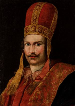 Scuola romana, secolo XVII - Ritratto di Taddeo Barberini a mezzo busto