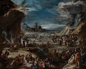 Mosè e gli Ebrei al passaggio del Mar Rosso