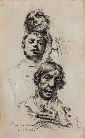 Da Molin Oreste - Fisionomie dolorose