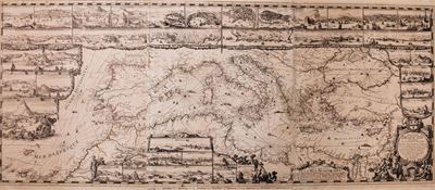 Charles Pene, Carte Nouvelle de la Mer Mediterranee (1694)