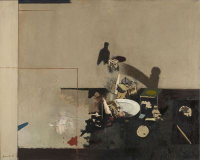 Senza titolo (1963), olio su tela