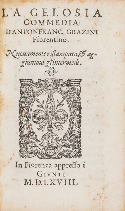 La Gelosia. Commedia