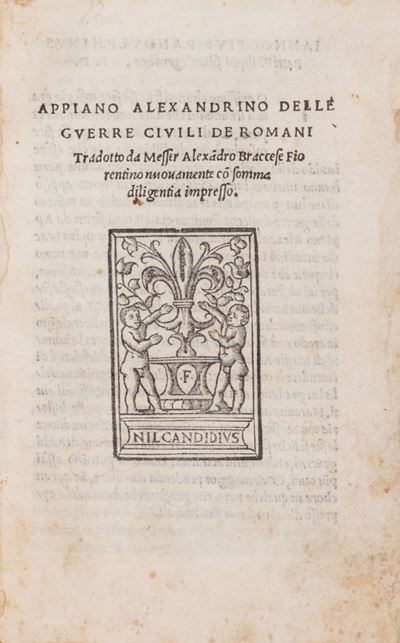 Delle Guerre Civili De Romani