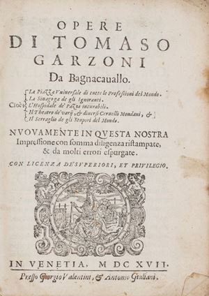 La piazza universale di tutte le professioni del mondo