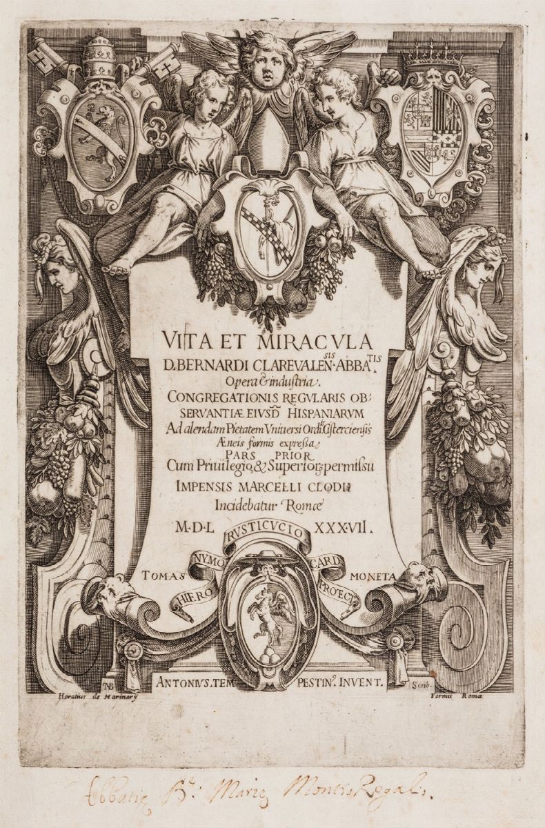 Tempesta, Antonio Vita et miracula D. Bernardi Clarevalensis abbatis