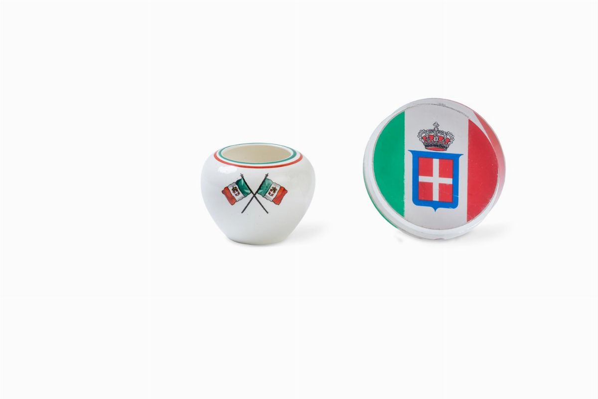 Savoia - Cimeli - Fazzoletto con Bandiera Italiana