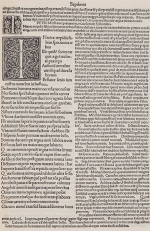 Incunaboli - Silius Italicus - Punica. Comm: Petrus Marsus