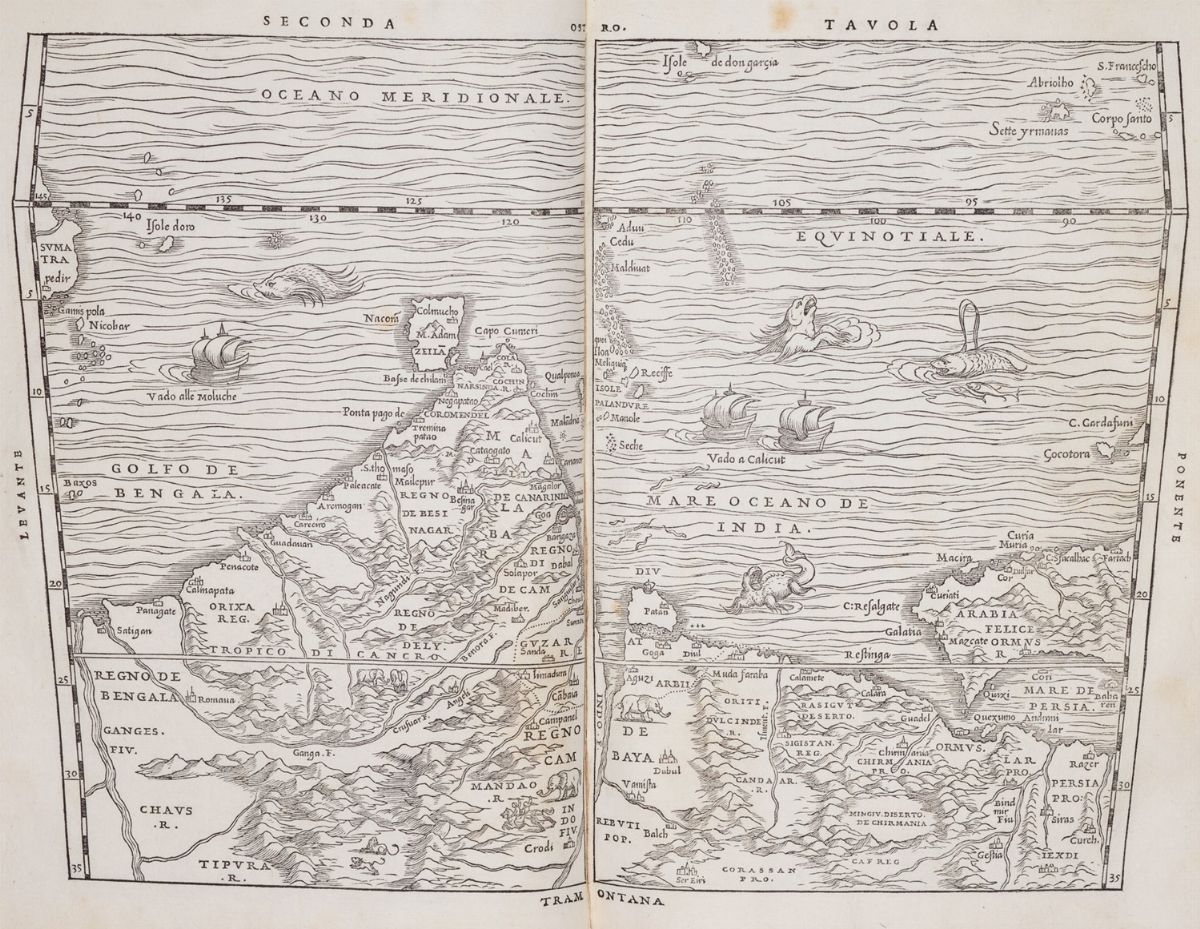 Ramusio, Giovanni Battista - Primo Volume, & Terza Editione delle Nauigationi Et Viaggi