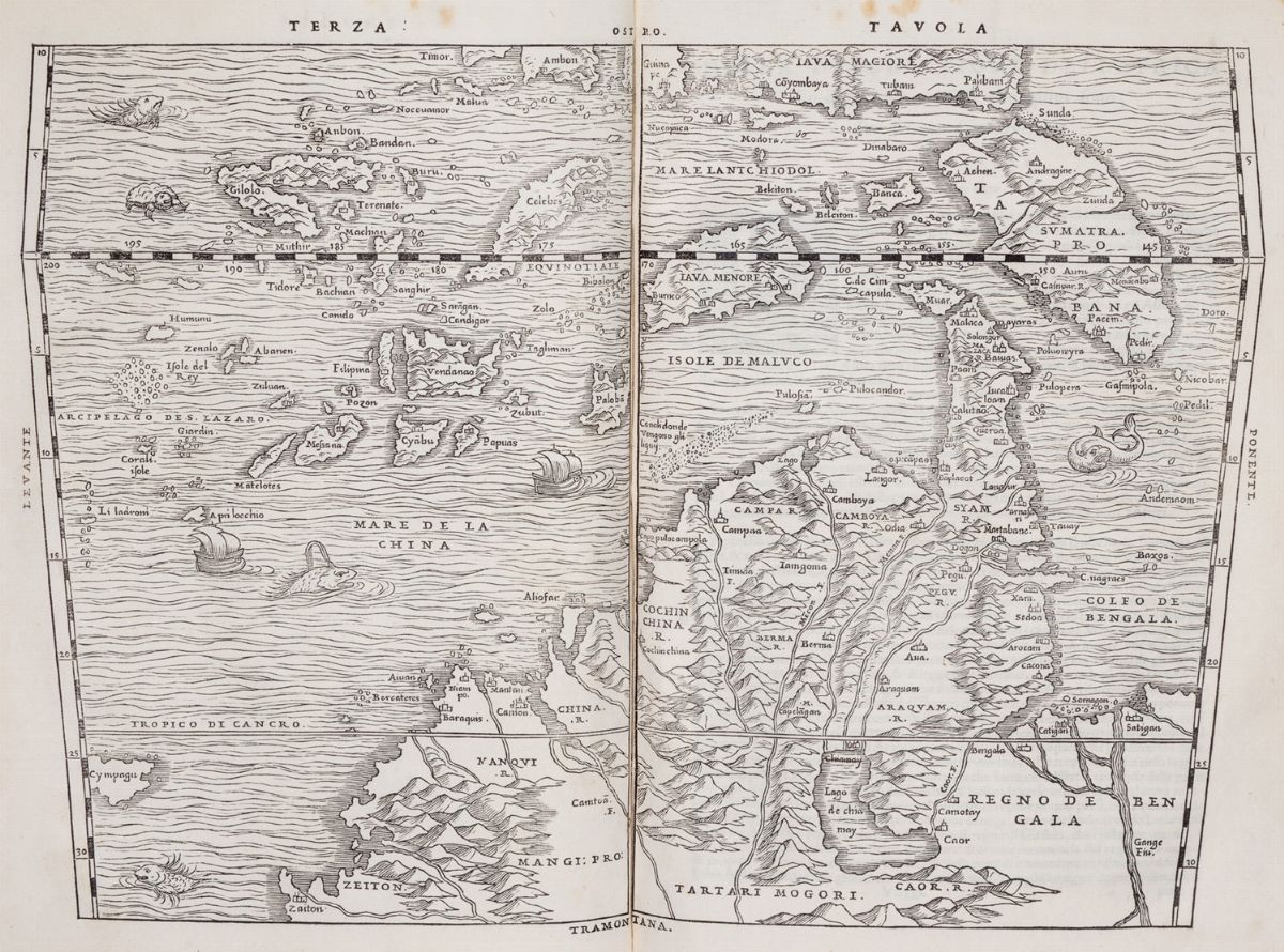 Ramusio, Giovanni Battista - Primo Volume, & Terza Editione delle Nauigationi Et Viaggi