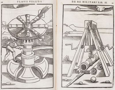 De re Militari libri quatuor, terza edizione del compendio di scienza militare di Wechel (1535)