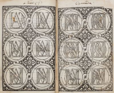 Compendio del Gran Volume De L'arte del Bene Et Leggiadramente Scriuere Tutte le Sorti di Lettere...