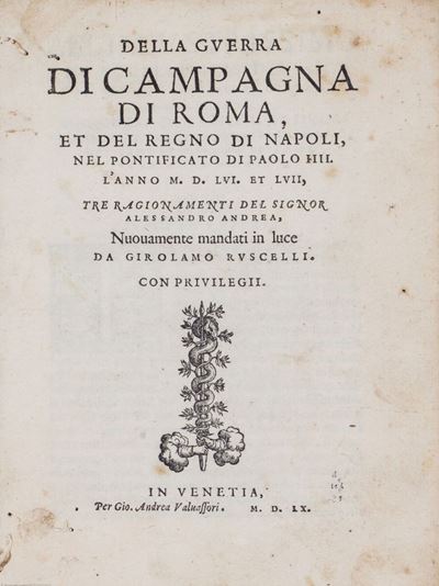 Della guerra di campagna di Roma e del regno di Napoli