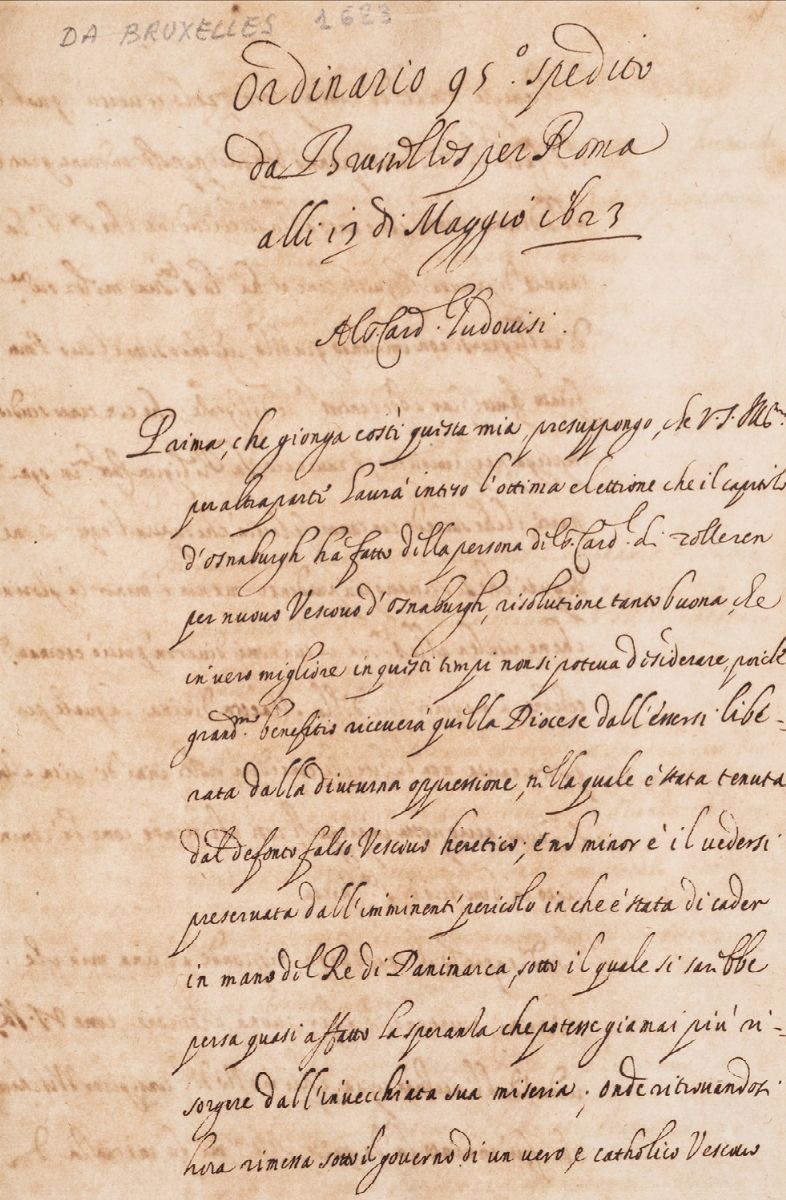 Nunziature Apostoliche - Registri di Lettere della Legazione di Francia, della Nunziatura di Fian...