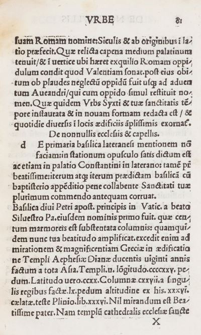 Opusculum De Mirabilibus Nove & Veteris Vrbis Rome