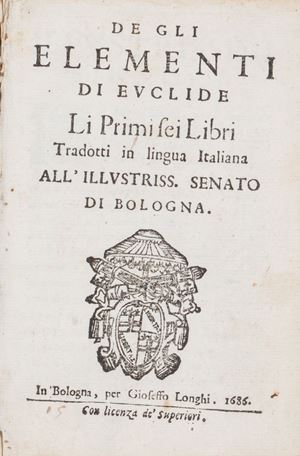 De gli elementi di Euclide li primi sei libri
