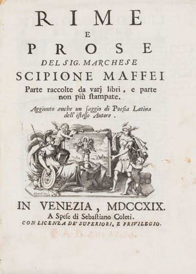 Rime e Prose... Parte Raccolte da Vari Libri, e Parte Non Più Stampate