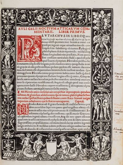 Accipite Studiosi Omnes Auli Gellii Noctes Micantissimas: in Quibus Vigilias & Somnum Pacatissime...