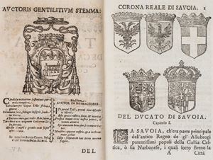Corona reale di Savoia o sia relatione delle provincie, e titoli ad essa appartenenti ...