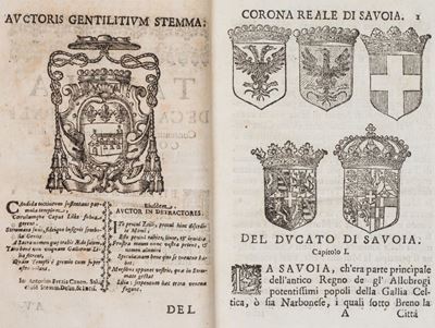 Corona Reale di Savoia o Sia Relatione delle Provincie, e Titoli Ad Essa Appartenenti ...