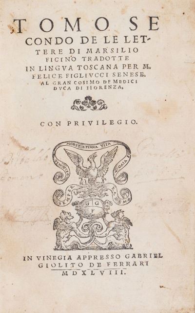Tomo Primo [-secondo] delle Divine Lettere