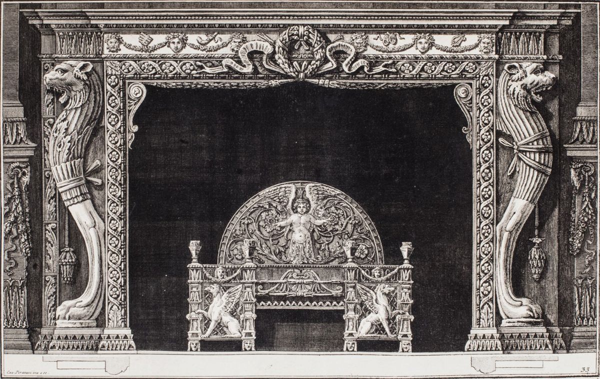 Giovanni Battista Piranesi - Diverse Maniere D'adornare i Cammini ed Ogni Altra Parte degli Edifi...