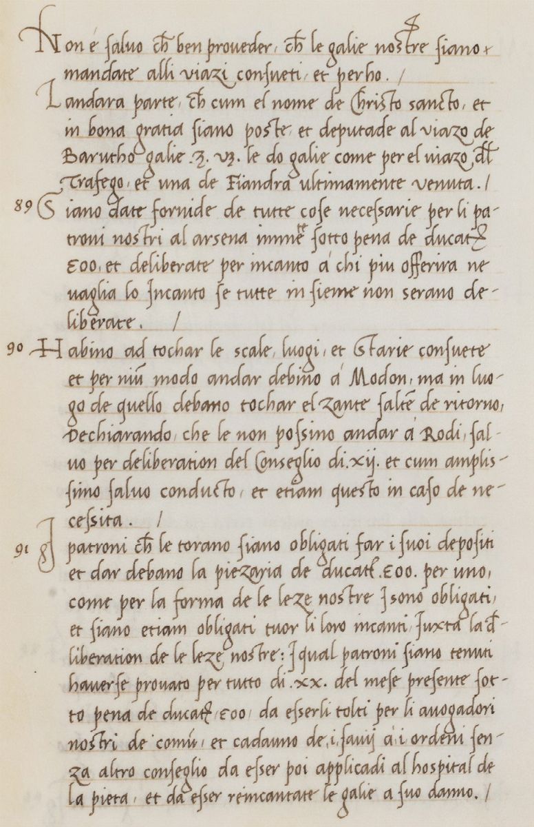 Loredan Leonardo, Doge - Commissione Dogale