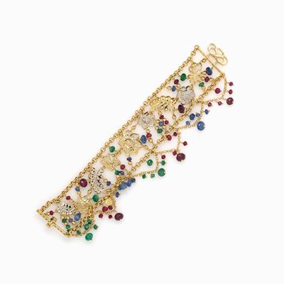 Bracciale in Oro e Gemme Naturali, Gabri