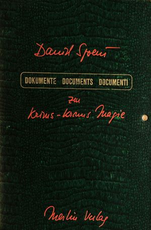 Dokumente. Documents. Dokumenti zur Krims-Krams Magie