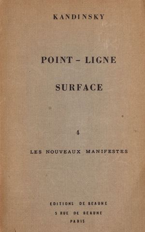 Point. Ligne. Surface. Contribution a l'analyse des elements picturaux